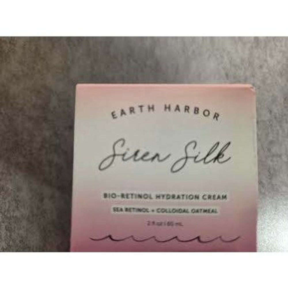 Earth Harbor Siren Silk Bio-Retinol Hydration Cream 2oz 60ml Sea Retinol‎ New